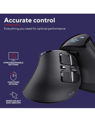 VOXX ERGONOMIC RECHARGEABLE MOUSE