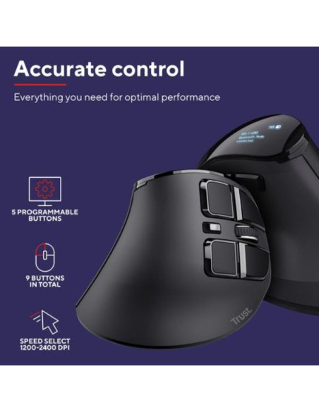 VOXX ERGONOMIC RECHARGEABLE MOUSE