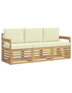 Set divani Legno di Acacia Massello 2