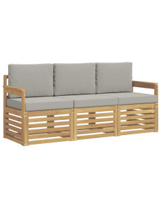Set divani Legno di Acacia Massello 2