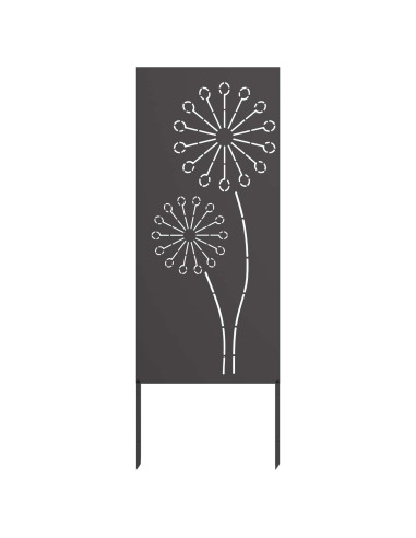 Schermo per privacy in giardino Traforo Nero 50 x 140 cm