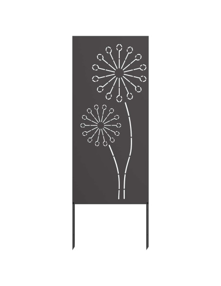 Schermo per privacy in giardino Traforo Nero 50 x 140 cm