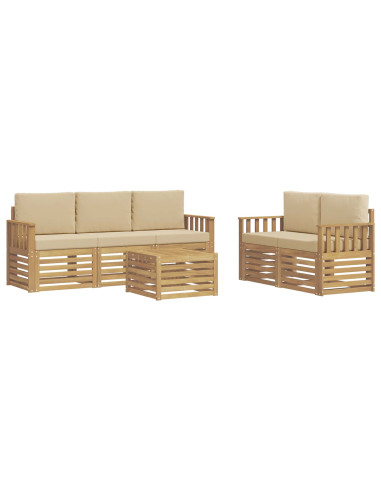 Set divani Legno di Acacia Massello