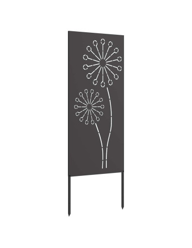Schermo per privacy in giardino Traforo Nero 50 x 140 cm