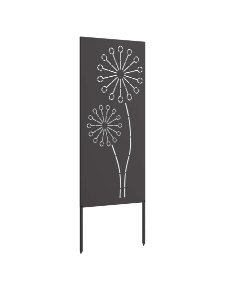 Schermo per privacy in giardino Traforo Nero 50 x 140 cm