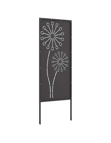 Schermo per privacy in giardino Traforo Nero 50 x 140 cm