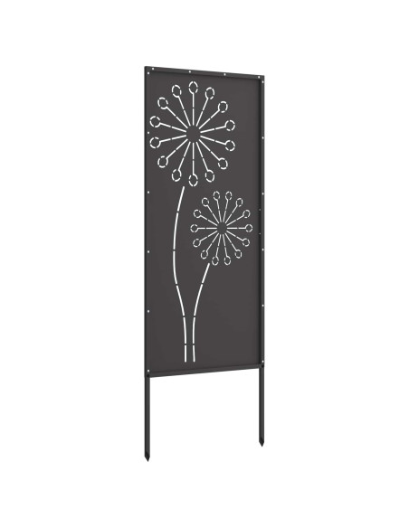 Schermo per privacy in giardino Traforo Nero 50 x 140 cm