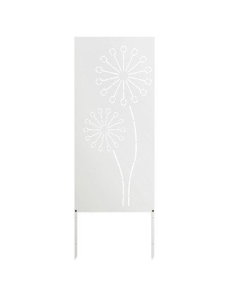 Schermo per privacy in giardino Traforo Bianco 50 x 140 cm