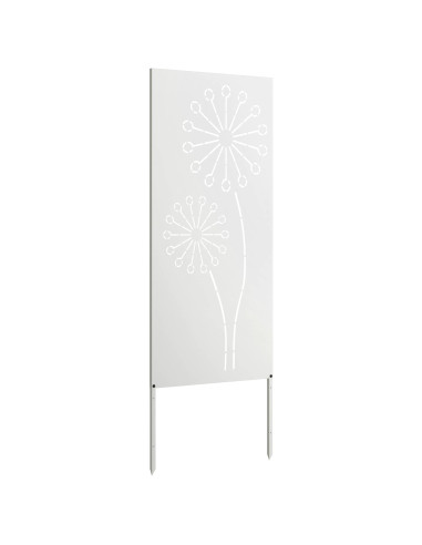 Schermo per privacy in giardino Traforo Bianco 50 x 140 cm