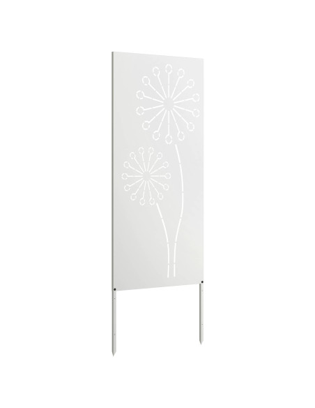 Schermo per privacy in giardino Traforo Bianco 50 x 140 cm