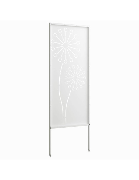 Schermo per privacy in giardino Traforo Bianco 50 x 140 cm
