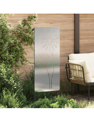 Schermo per privacy in giardino Traforo Argento 50 x 140 cm