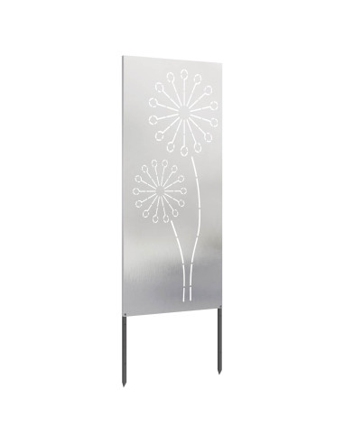 Schermo per privacy in giardino Traforo Argento 50 x 140 cm
