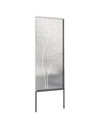 Schermo per privacy in giardino Traforo Argento 50 x 140 cm
