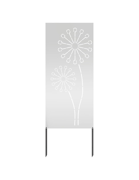 Schermo per privacy in giardino Traforo Argento 50 x 140 cm