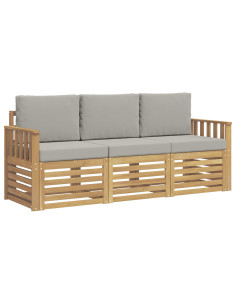Set divani Legno di Acacia Massello 2