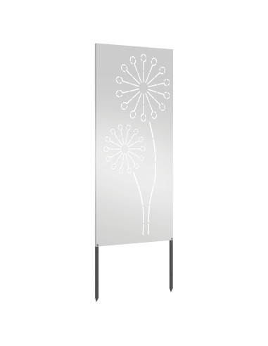 Schermo per privacy in giardino Traforo Argento 50 x 140 cm