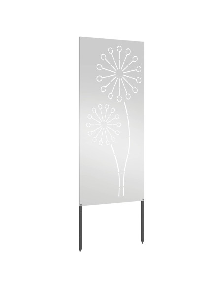 Schermo per privacy in giardino Traforo Argento 50 x 140 cm