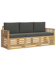 Set divani Legno di Acacia Massello 2