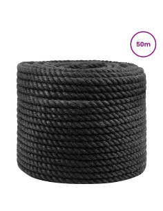 Corda di Juta 10 Nero 100% juta Tossa 2