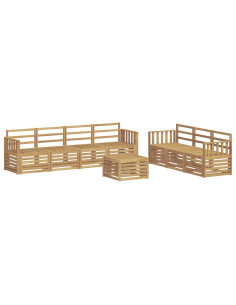 Set divani Legno di Acacia Massello 2
