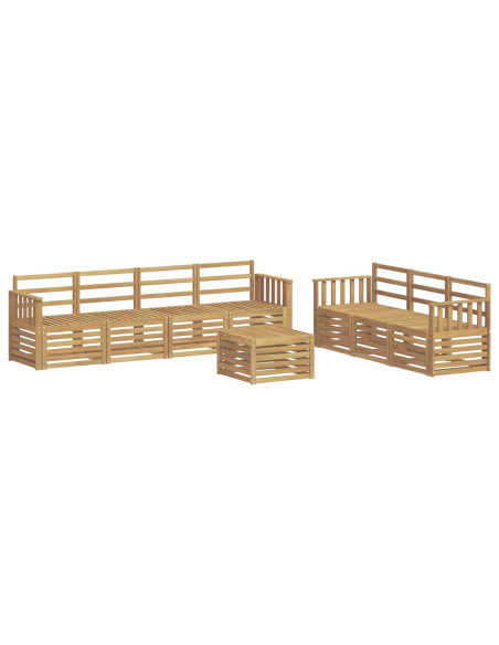 Set divani Legno di Acacia Massello