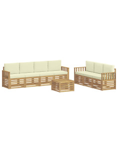 Set divani Legno di Acacia Massello 2