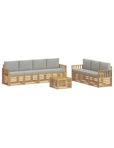 Set divani Legno di Acacia Massello 2