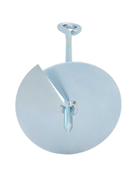 Ancora per Terra 4 pcs Argento Ø10 x 40 cm Metallo Galvanizzato