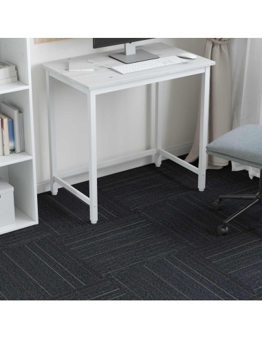 Piastrella per Tappeto Grigio scuro con strisce 50 x 50 cm
