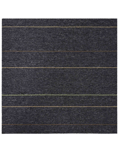 Piastrella per Tappeto Grigio scuro con strisce 50 x 50 cm