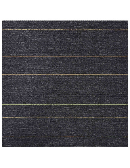 Piastrella per Tappeto Grigio scuro con strisce 50 x 50 cm