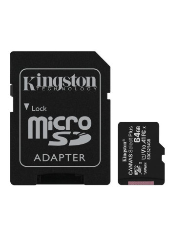 64GB MICSD CANVASSELECTPLUS+ADP