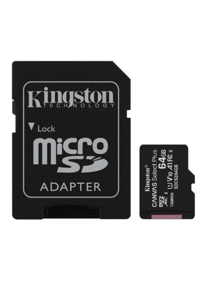 64GB MICSD CANVASSELECTPLUS+ADP