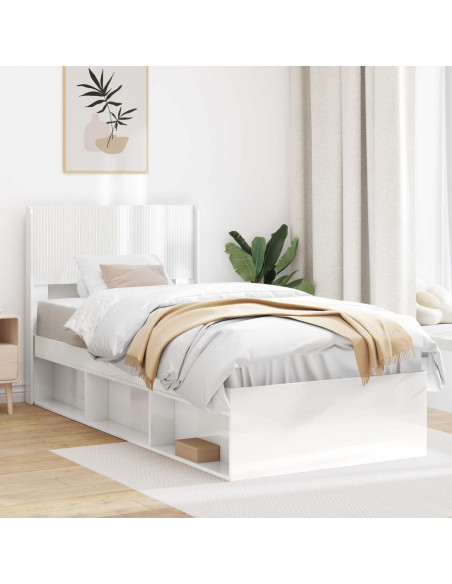Testiera Letto Bianco Lucido PB