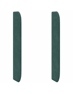 Orecchia della Testata Verde 80 x 16 x 4 cm Velluto 2