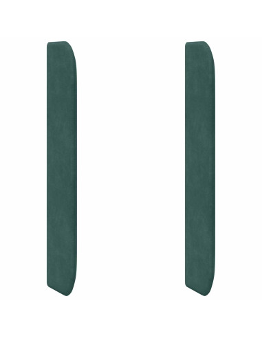 Orecchia della Testata Verde 80 x 16 x 4 cm Velluto