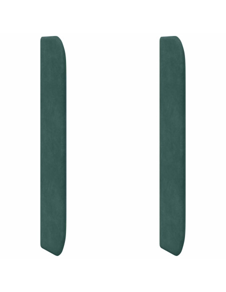 Orecchia della Testata Verde 80 x 16 x 4 cm Velluto