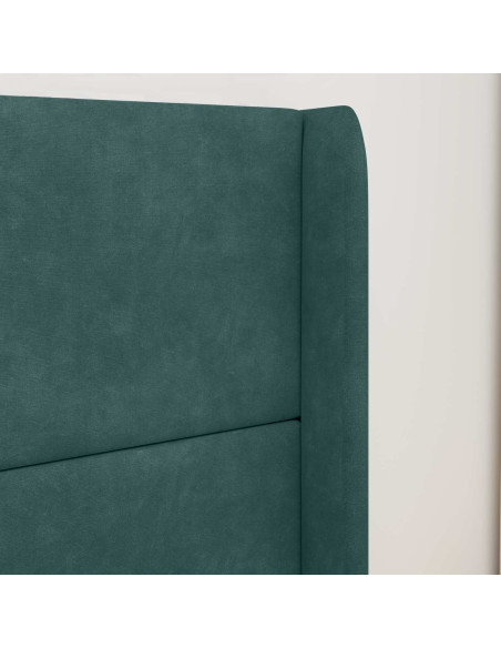 Orecchia della Testata Verde 80 x 16 x 4 cm Velluto
