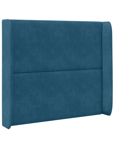 Orecchia della Testata Blu 80 x 16 x 4 cm Velluto