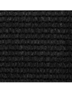 Paravento da Balcone Nero 90x300 cm in HDPE