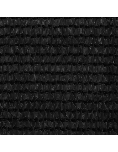 Paravento da Balcone Nero 90x300 cm in HDPE