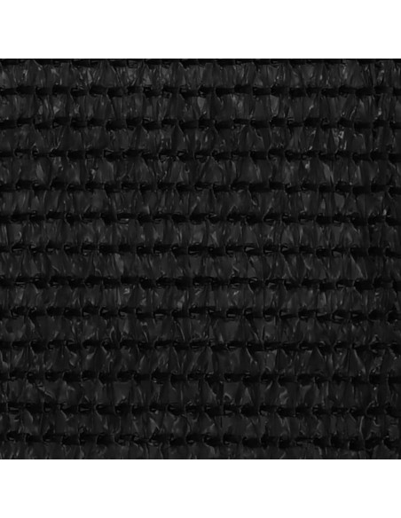 Paravento da Balcone Nero 90x300 cm in HDPE