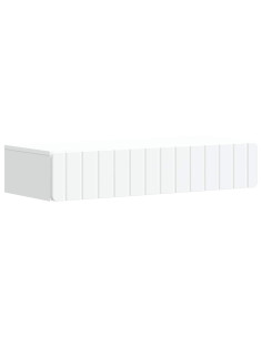 Tavolino da Parete Laterale Bianco 87,5 x 34,5 x 17 cm