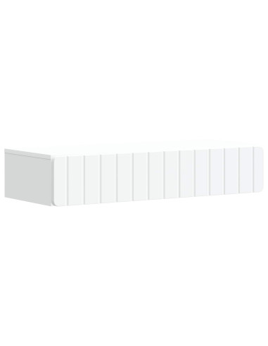 Tavolino da Parete Laterale Bianco 87,5 x 34,5 x 17 cm