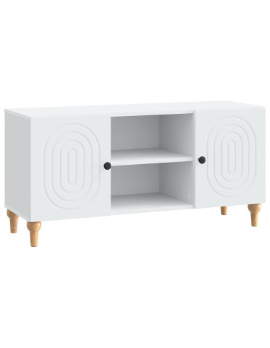 Mobile TV Bianco 102 x 34,5 x 50 cm Legno ingegnerizzato
