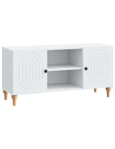 Mobile TV Bianco 102 x 34,5 x 50 cm Legno ingegnerizzato