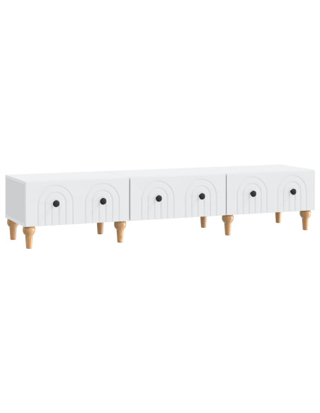 Mobile TV Bianco 147 x 34,5 x 30 cm Legno ingegnerizzato