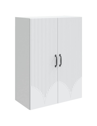 Mobiletto a muro Bianco 66 x 34,5 x 90 cm Legno ingegnerizzato