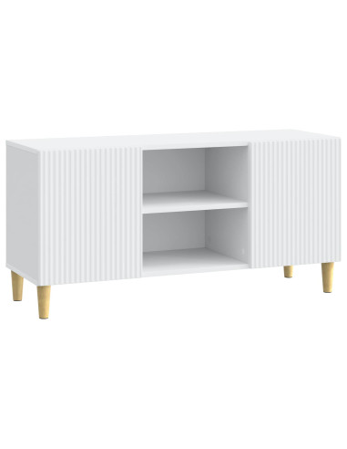 Mobile TV Bianco 102 x 34,5 x 50 cm Legno ingegnerizzato